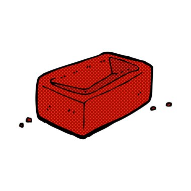 komik karikatür tuğla