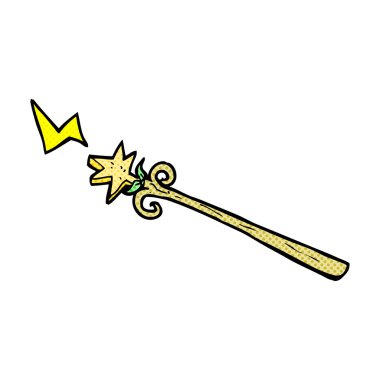 komik çizgi film sihirli değnek