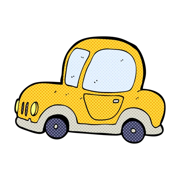 Comic cartoon car — Stock Vector