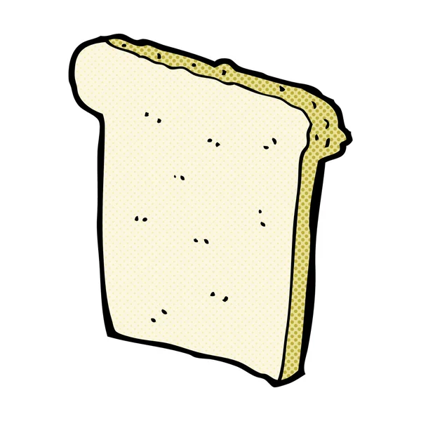 Komiska tecknad bit bröd — Stock vektor