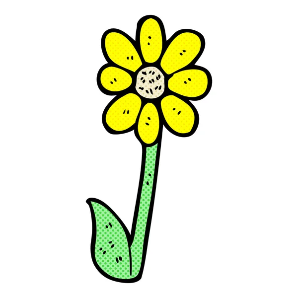 Комедійний мультфільм квітка — стоковий вектор