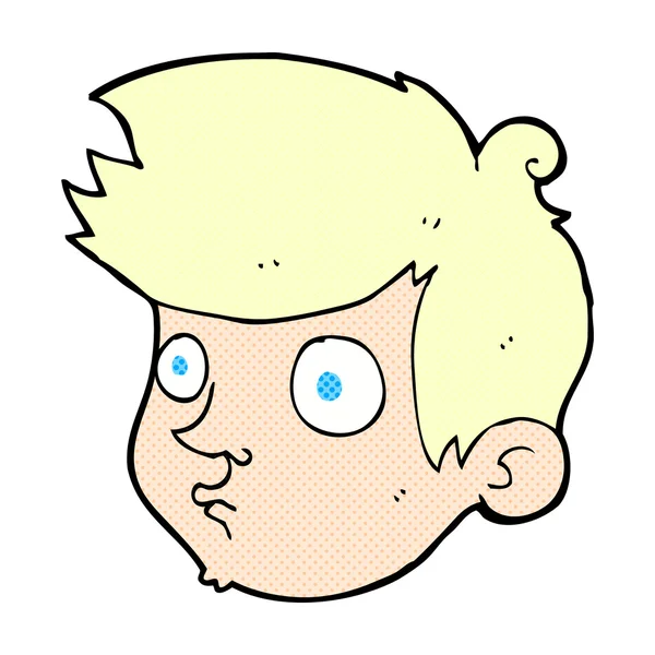 Strip cartoon staren jongen — Stockvector