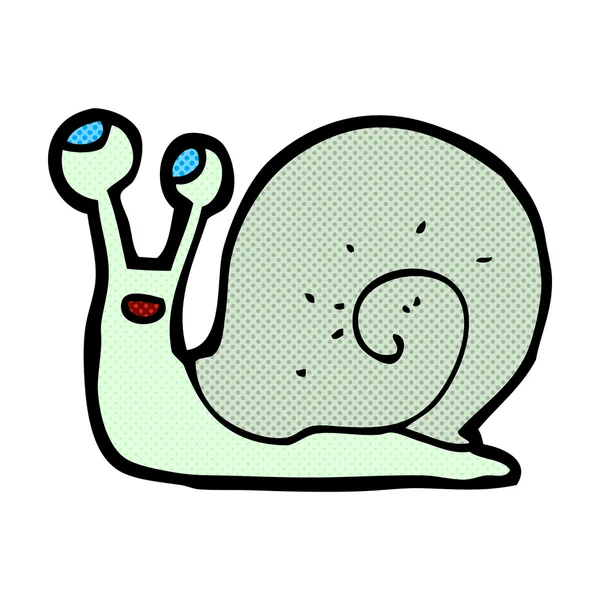 漫画卡通蜗牛 — 图库矢量图片