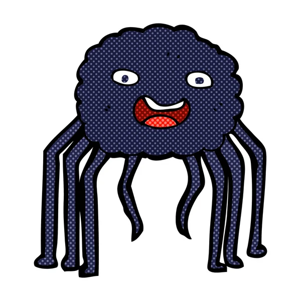 Комический паук — стоковый вектор