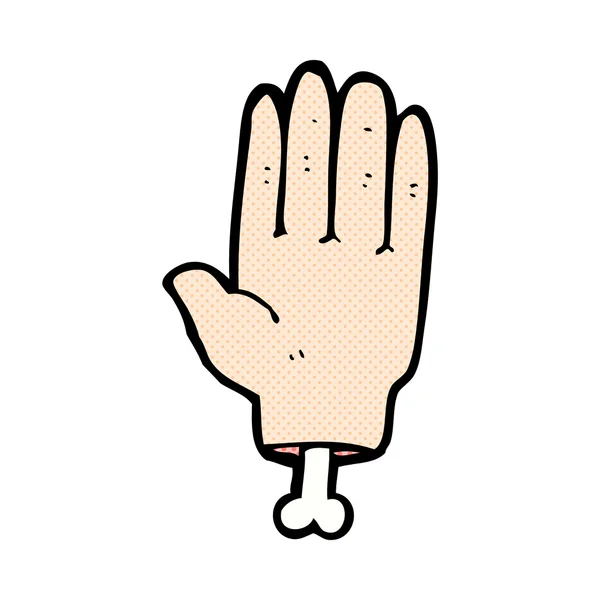 Comic cartoon hand — Stock Vector