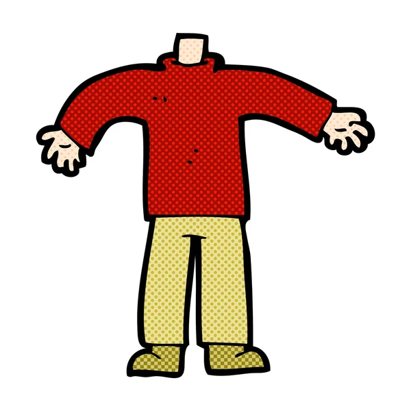 Komiks kreskówka mężczyzna ciała (wymieszać i dopasować bajki komiks lub Dodaj własną — Wektor stockowy