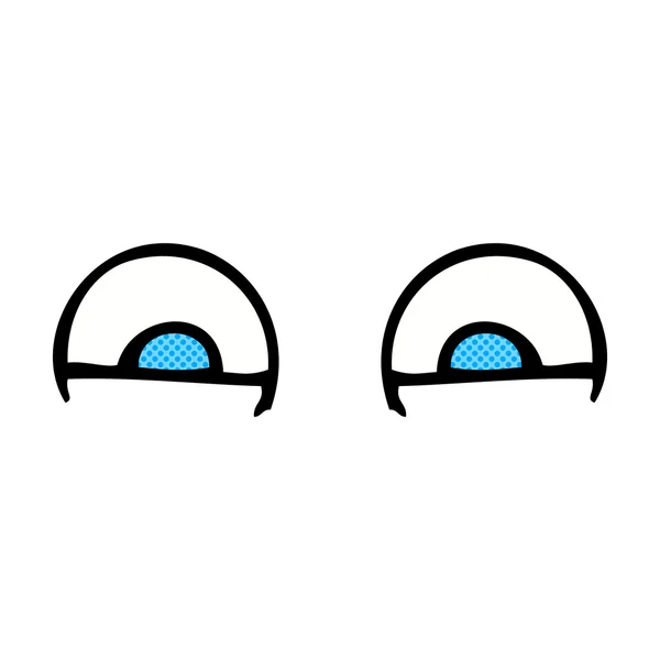 BD yeux de dessin animé — Image vectorielle