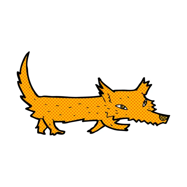 Strip cartoon weinig fox — Stockvector