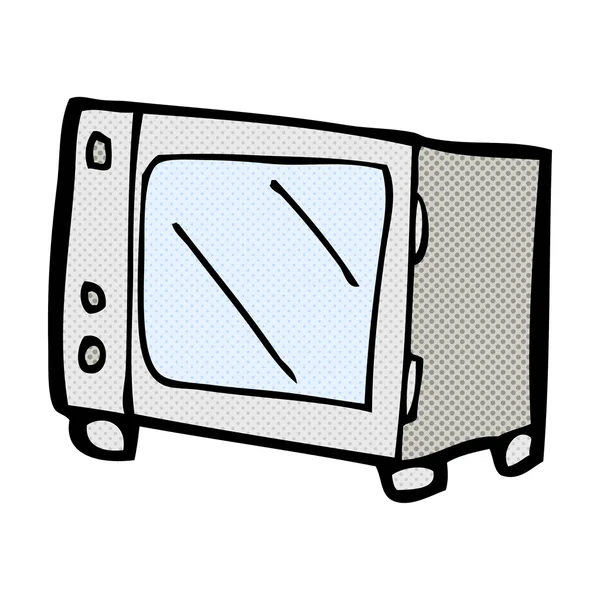 Bande dessinée micro-ondes — Image vectorielle