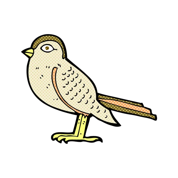 Bande dessinée oiseau de jardin — Image vectorielle