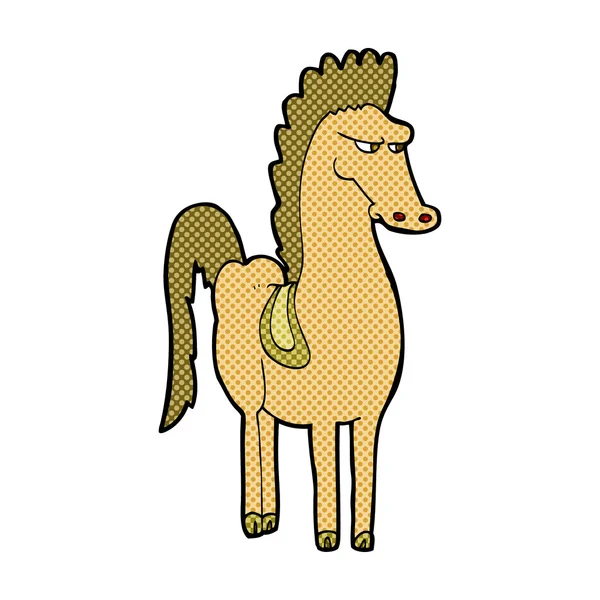 Γελοιογραφία κωμικό άλογο — Διανυσματικό Αρχείο