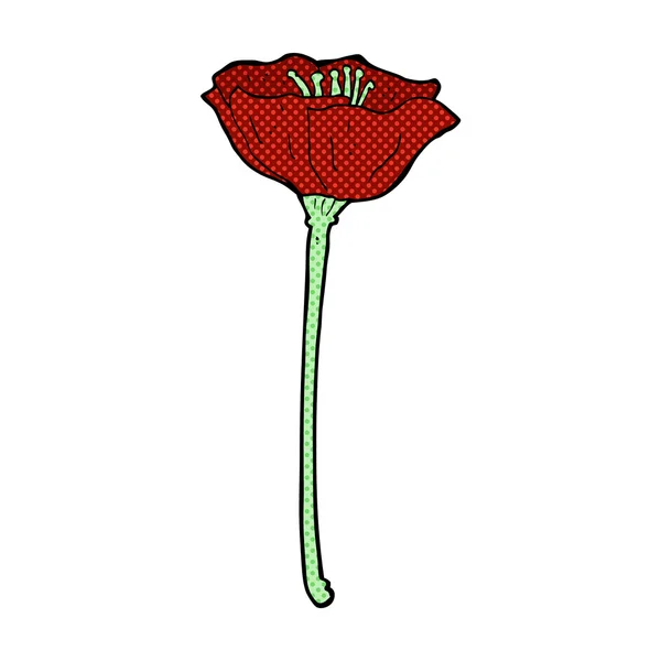 Bande dessinée coquelicot — Image vectorielle