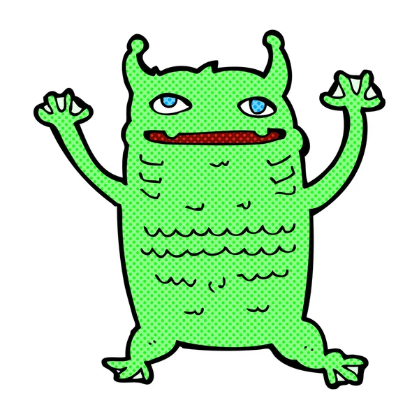 Strip cartoon kleine monster — Stockvector