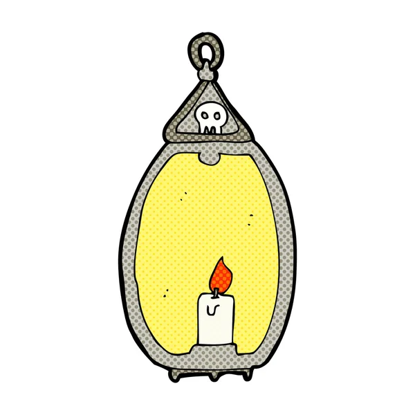 Komiska cartoon kuslig lantern — Stock vektor