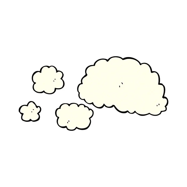 Nuvem de fumaça quadrinhos elemento cartoon — Vetor de Stock