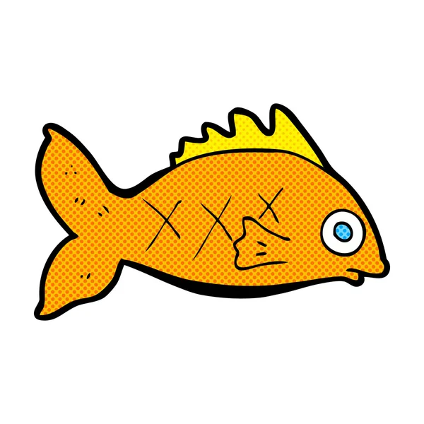 Desene animate cu pește — Vector de stoc