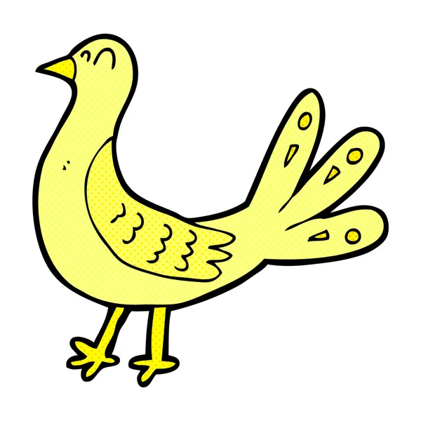 Bande dessinée oiseau — Image vectorielle
