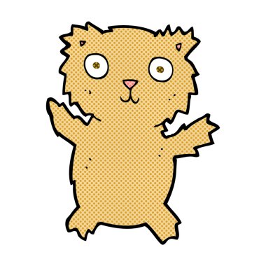 komik karikatür oyuncak ayı