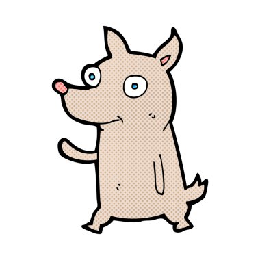 çizgi çizgi film küçük köpek sallayarak