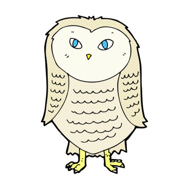 komik karikatür baykuş