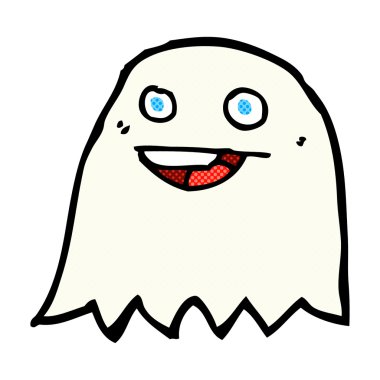 komik karikatür hayalet