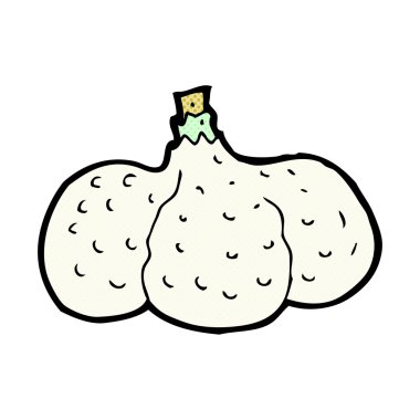 komik karikatür sarımsak