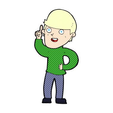 komik çizgi film çocuk fikri ile