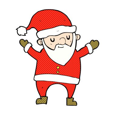 Noel Baba dans komik çizgi film