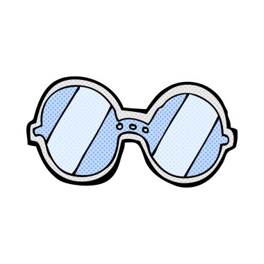 komik karikatür gözlükler