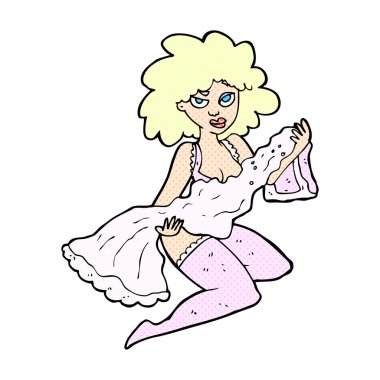 komik karikatür kadın değiştirme