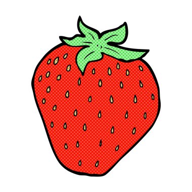 komik karikatür çilek