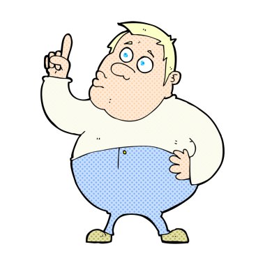 komik karikatür adam soran soru