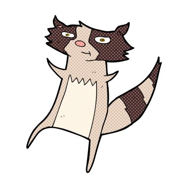 komik karikatür Rakun