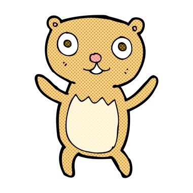 komik karikatür oyuncak ayı