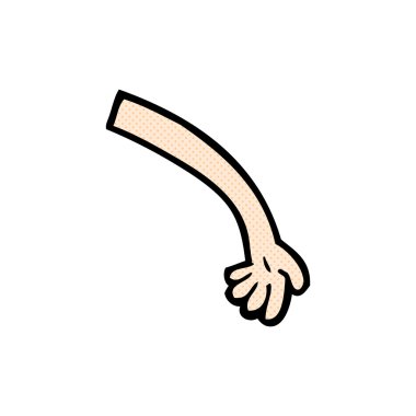 komik karikatür kol