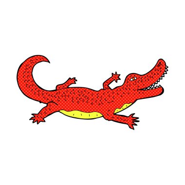 komik karikatür timsah