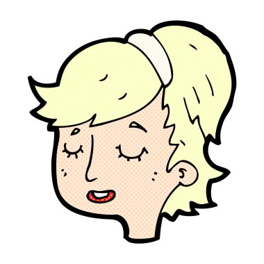 komik karikatür çok kadın yüzü