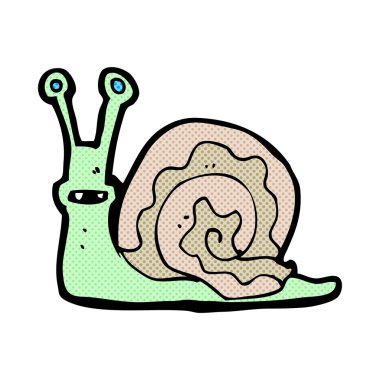 komik karikatür salyangoz