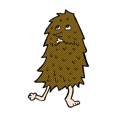 komik karikatür canavar