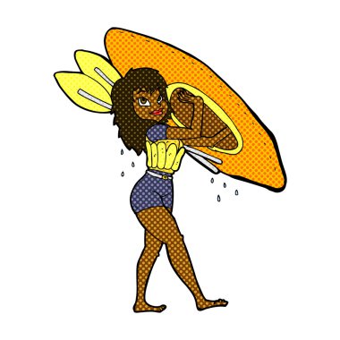 komik karikatür kadın Kano