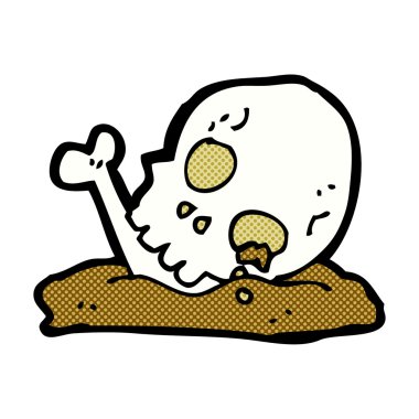 komik karikatür yaşlı kemikler