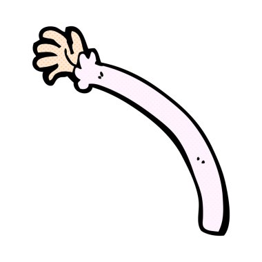 komik karikatür kol