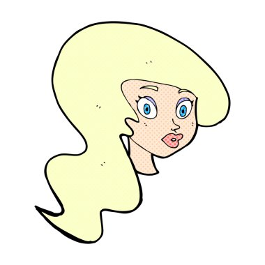 komik karikatür çok kadın yüzü