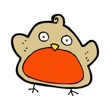 komik karikatür Noel robin