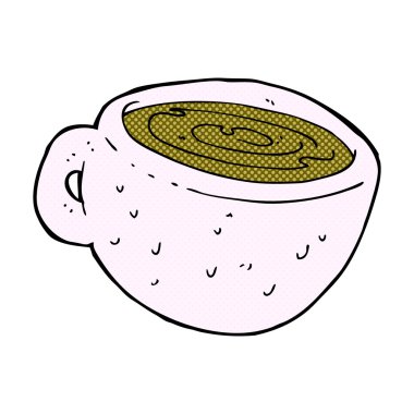 komik karikatür kahve Kupası