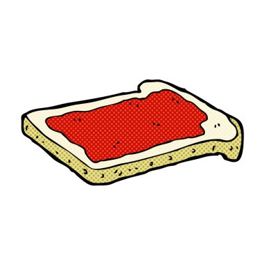 komik karikatür reçel tost