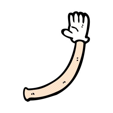 komik karikatür kol