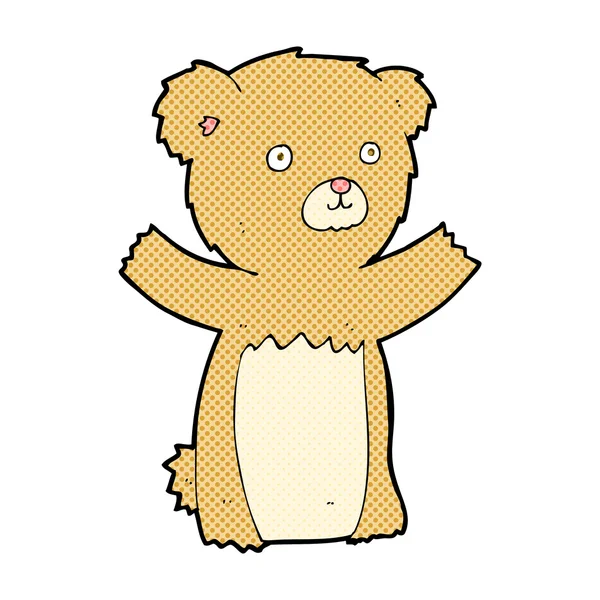 Vicces rajzfilm teddy medve — Stock Vector