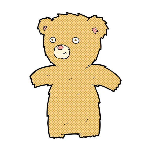 Bande dessinée ours en peluche — Image vectorielle