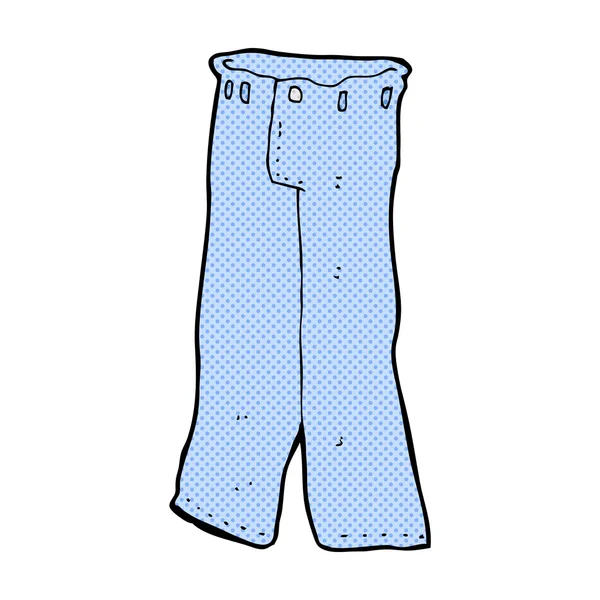 Comic-Cartoon Jeans — Stockvektor